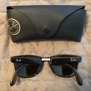 Original Ray Ban wayfarer foldable sunglasses